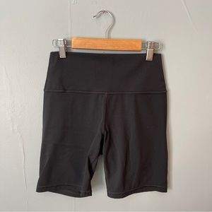 Athleta black biker shorts. Size M.